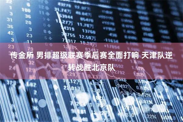 传金所 男排超级联赛季后赛全面打响 天津队逆转战胜北京队