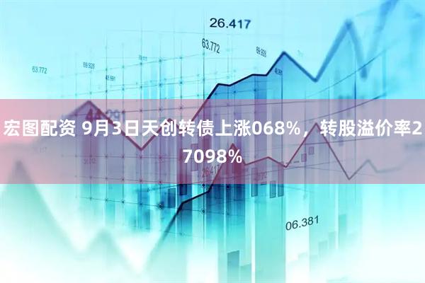 宏图配资 9月3日天创转债上涨068%，转股溢价率27098%